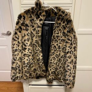 Faux fur coat